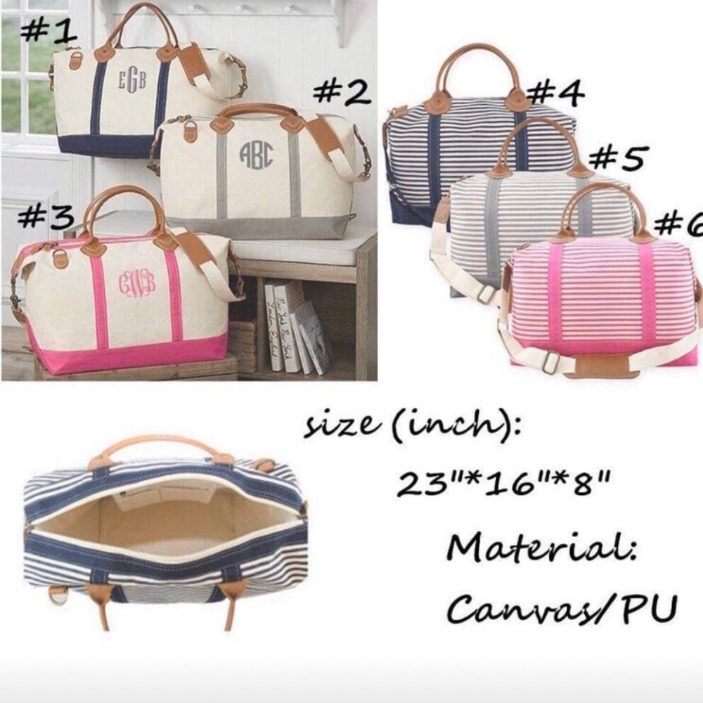 Canvas Duffel Bag | Travel Bag | Overnight Bag